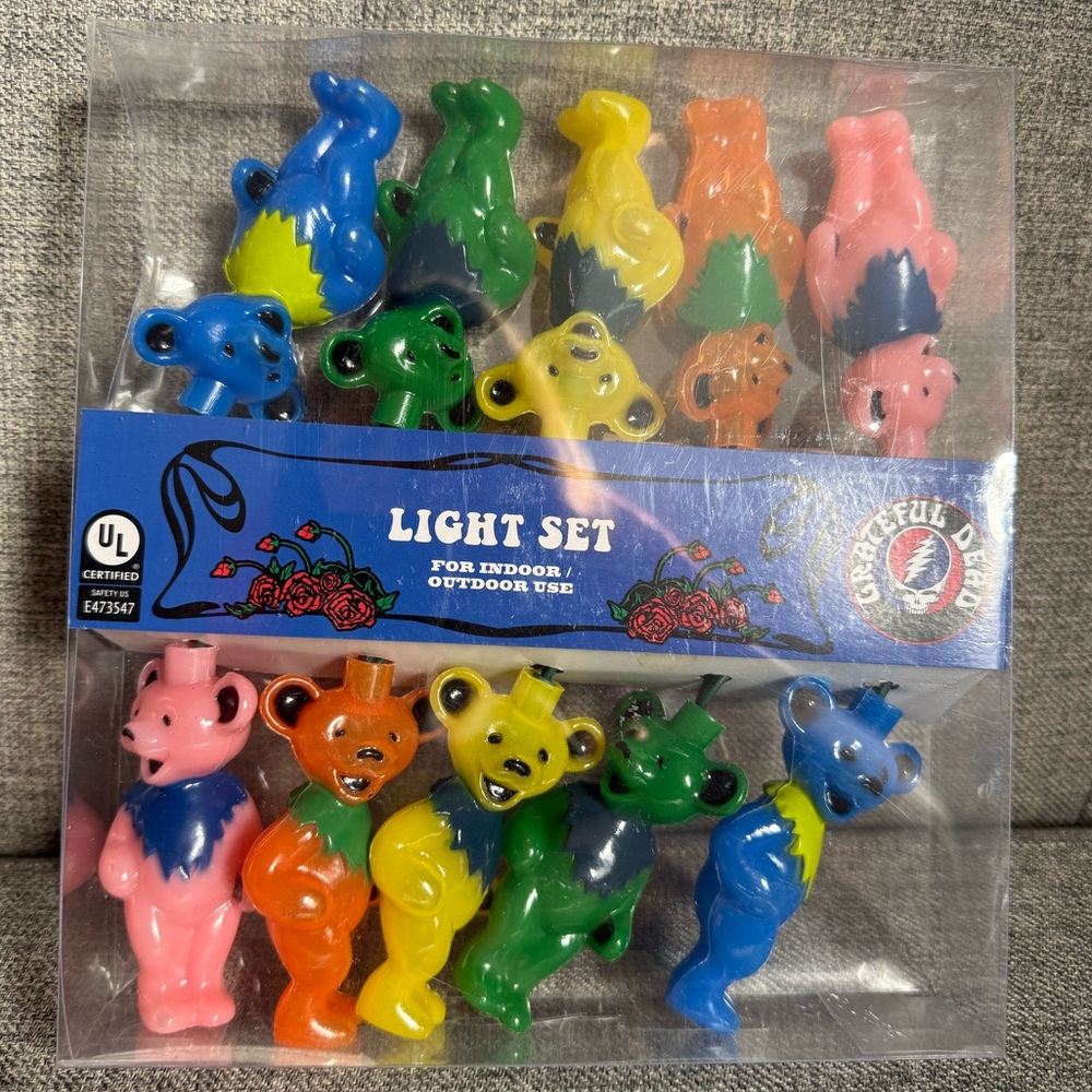 Grateful Dead light set for indoor/outdoor use. New in box